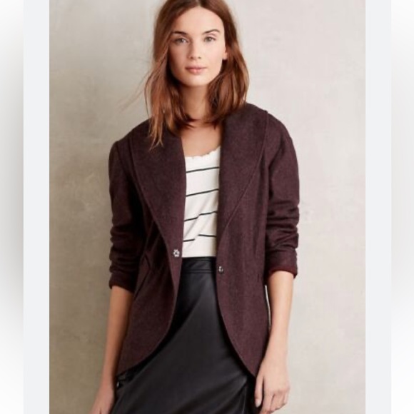 Anthropologie Jackets & Blazers - Anthropologie soft fleece blazer